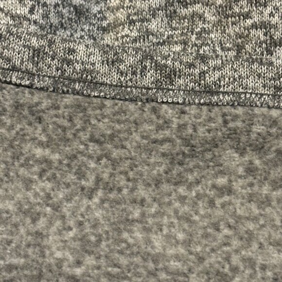 🏷️ Old Navy Youth L (10-12) Gray Heathered Shawl Collar Fleece Pullover Sweater - Picture 8 of 8